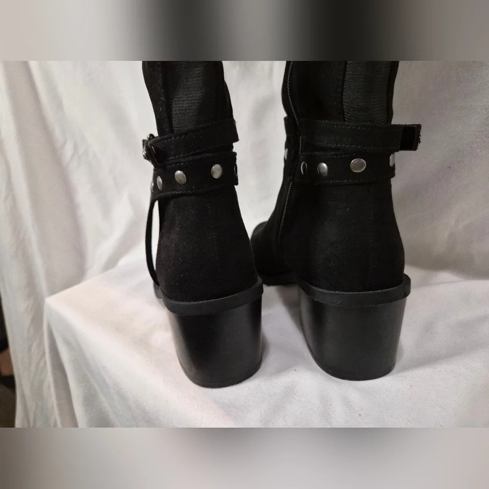 Madeline Black Over the Knee Boots